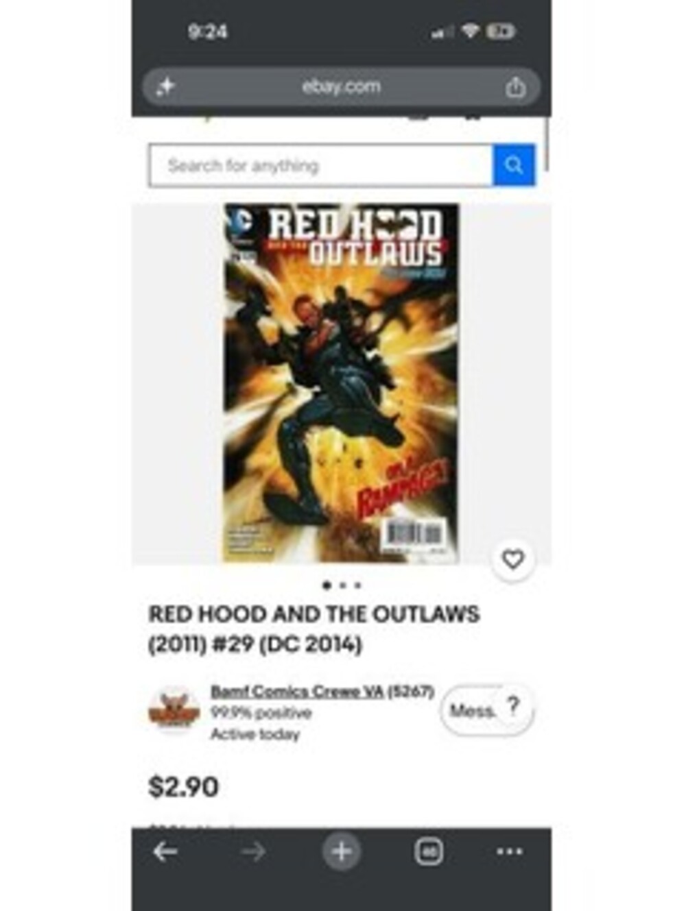 Red Hood and the Outlaws (2011) #29 Comic Book